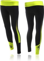 Lady Leggings With Contrast Band-black