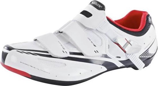 Shimano SH-R107W racefiets schoenen wit/zwart Maat 47 | bol.com