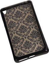 TPU Paleis 3D Back Cover for Sony Xperia E5 Zwart
