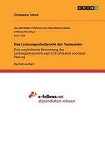 Das Leistungsschutzrecht Der Tonmeister