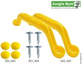 Jungle Gym - Kunststof Handgrepen Geel (2 stuks)
