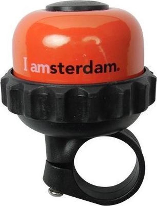 I Amsterdam Bicycle Bell fietsbel zwart