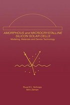 Omslag Amorphous and Microcrystalline Silicon Solar Cells: Modeling, Materials and Device Technology