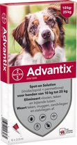 Bayer Advantix Vlooien & Teken Pipetten - Hond 10 tot 25kg - 6 stuks