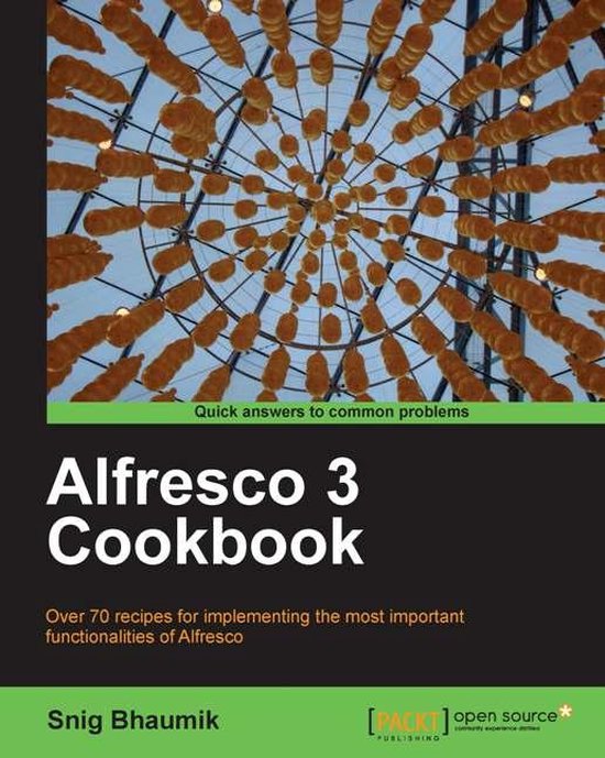 Alfresco 3 Cookbook - cover
