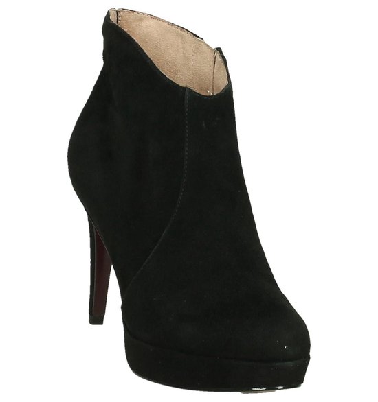 Tamaris - 1/25307/29 - High heels enkellaarzen - Dames - Maat 36 - Zwart -  001 -Black | bol.com
