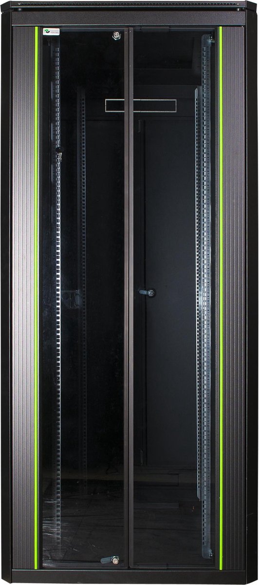 Logon 36U W=800Mm D=1000Mm H=1786Mm Data Line Black