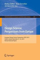 Design Science Perspectives from Europe