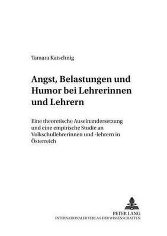Angst, Belastungen und Humor bei Lehrerinnen und Lehrern - cover