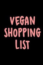 Vegan Shopping List