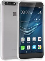 Huawei P9 Plus - TPU Siliconen case cover Hoesje  - Transparant-Doorzichtig