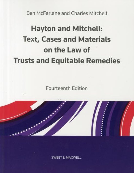 Hayton and Mitchell on the Law of Trusts & Equitable Remedie ... - cover