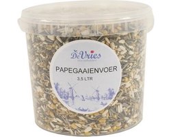 Papegaaienvoer GranenMix De Vries - Gezonde Voeding met Granen en Zaden - 1.8kg