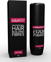 Volumon Professional Hair Building Fibre Cotton 28gr - Zwart
