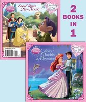 Ariel's Dolphin Adventure/Snow White's New Friend [With Sticker(s)]