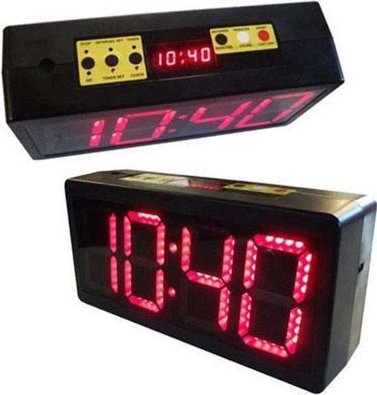 Service Timer Klok - LED Display - Chronoklok - Sportklok - QSP Products