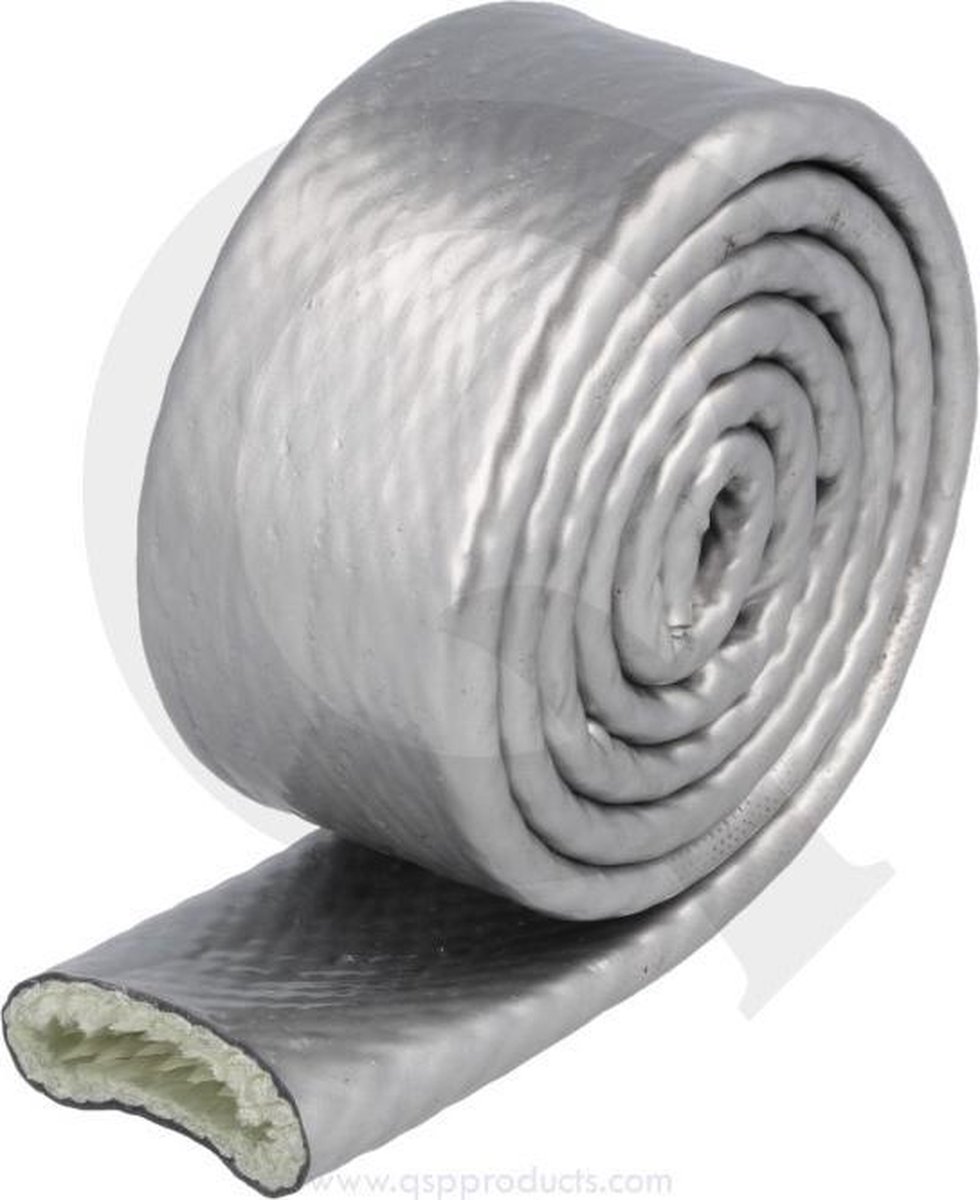 Hittebestendige hoes 30 mm zilver