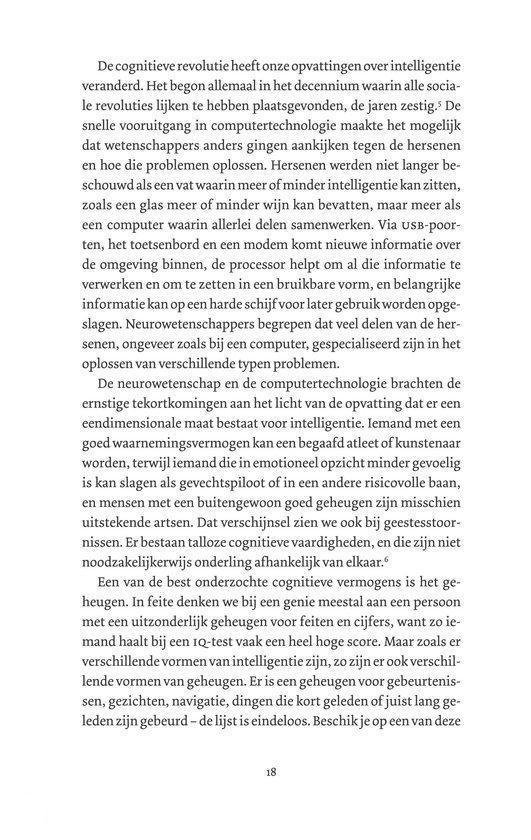 Pagina met tekst over de cognitieve revolutie en de intelligentie van dieren, met focus op technologie.