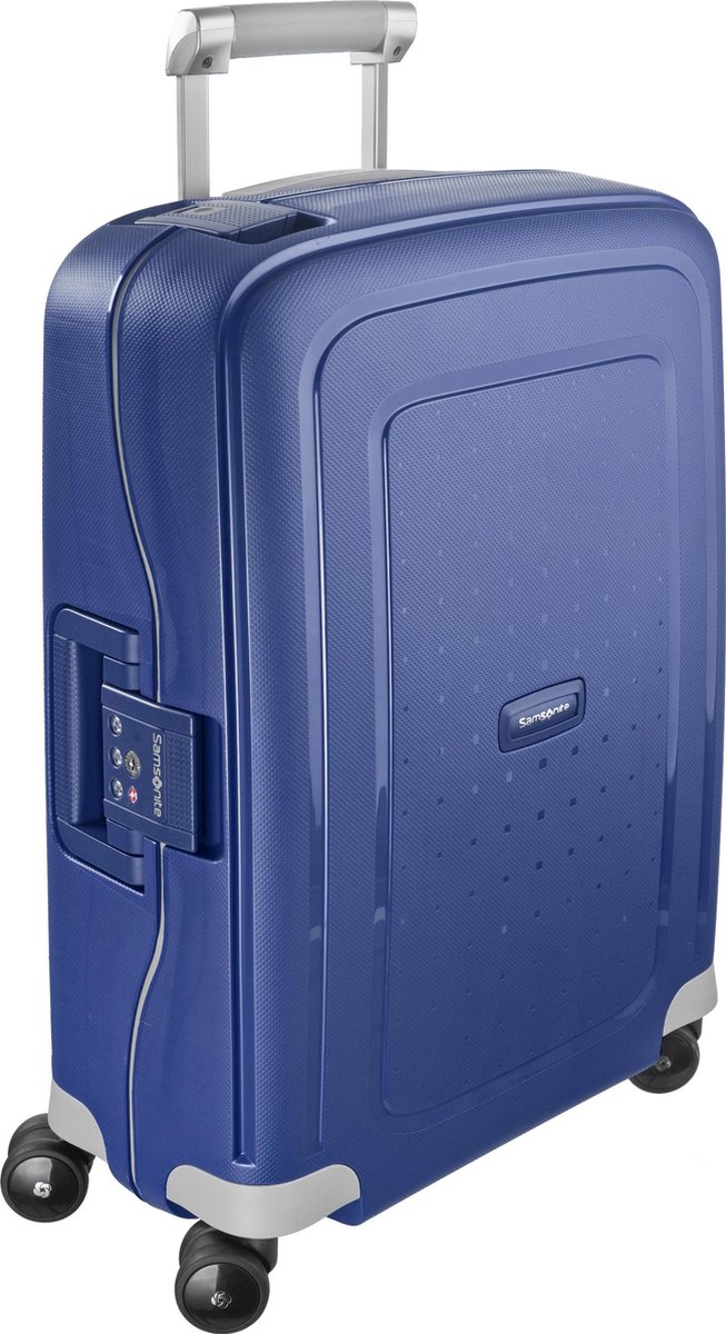 Samsonite Koffer - S'CURE SPINNER 55/20 (Handbagage) Blauw