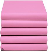Damai - Hoeslaken (tot 25 cm) - Double Jersey - 160 x 200/210/220 - 180 x 200/210 cm - Pink