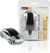 BasicXL BXL-MOUSECAR32 Optische USB Automuis - Zilver