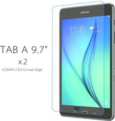 2 stuks Xssive Glazen Screenprotector voor Samsung Galaxy Tab A 9,7 inch T550 - Tempered Glass