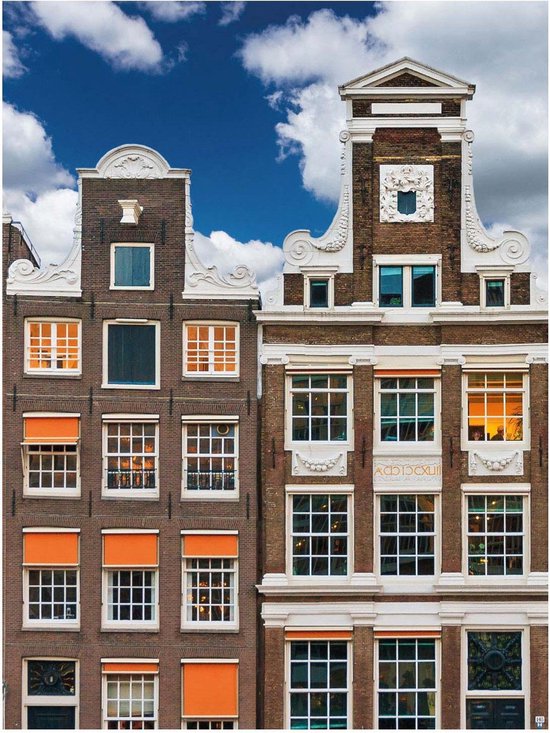 House of Holland puzzel C 100 stukjes, Grachtenpanden | bol.com