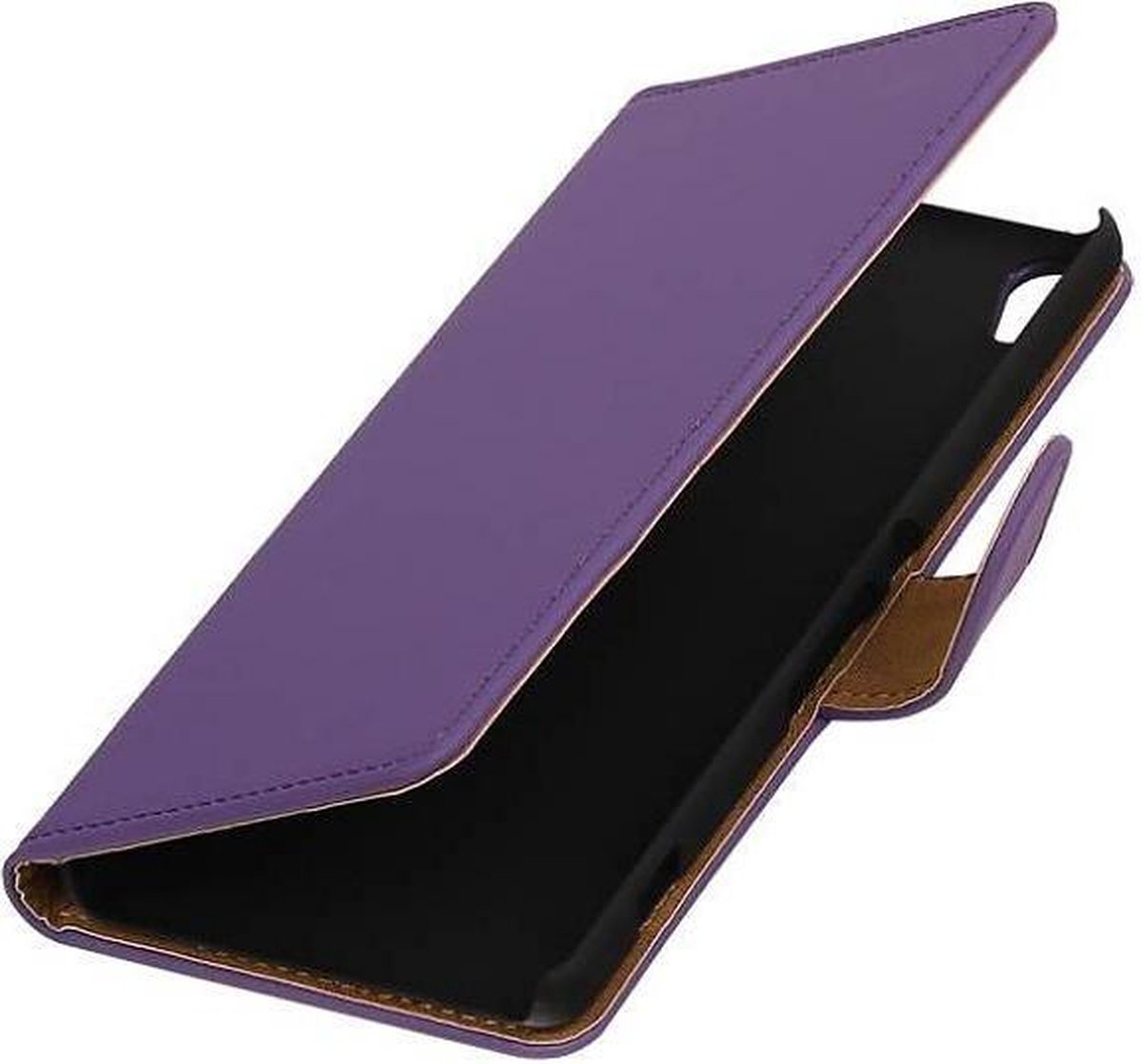 Bookstyle Wallet Case Hoesjes Geschikt voor Sony Xperia XA Paars