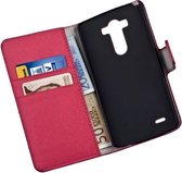 HC Book LG G3 S / G3 Mini Book Case Cover Hoes Roze
