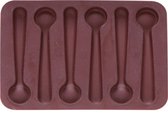 Cosy & Trendy Chocoladevorm Lepel - Silicone - 16.8 cm x 11.8 cm x 1 cm