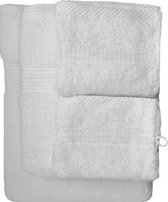 iSleep Terry Badtextiel - Voordeelset (4 Handdoeken + 4 Washandjes) - Wit