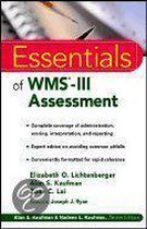 Essentials Of Wms-Iii Assessment