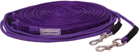 Lammert Haanstra Dubbele Longeerlijn 18meter - Purple | bol.com