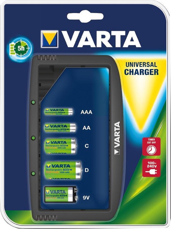 Varta batterijlader voor AA / AAA 9V / C / D | bol.com