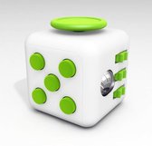 Fidget Cube wit/groen
