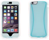 Griffin Survivor  Slim TwoTone voor de iPhone 6 Plus - transparant-blauw