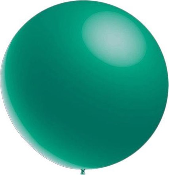 10 stuks - Metallic decoratieballonnen turquoise 28 cm professionele kwaliteit