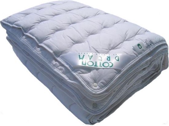 4-Seizoenen Katoenen Dekbed Cotton Comfort - 200x220 cm - Wasbaar 90 graden