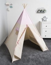 FUJL - Tipi Tent - Speeltent - Wigwam - kinder tipi -  Pink