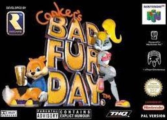 Conker`s Bad Fur Day - Nintendo 64 [N64] Game PAL | Jeux | bol.com