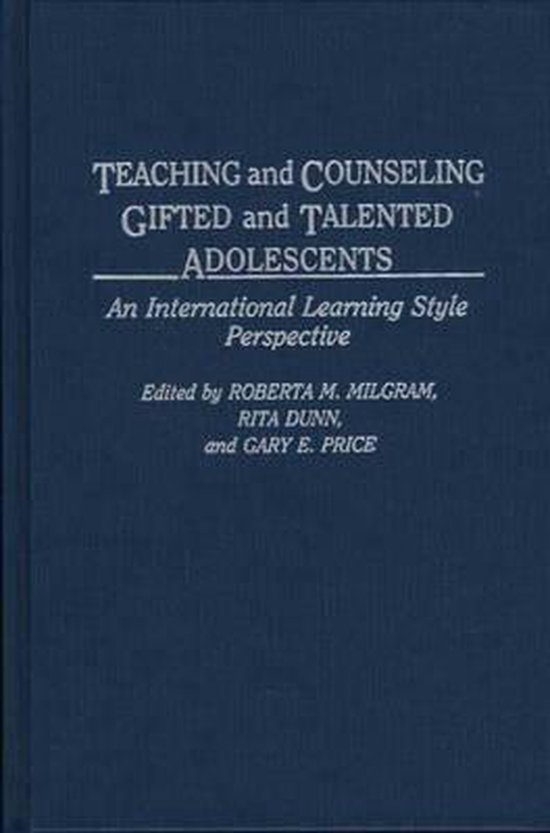 Teaching and Counseling Gifted and Talented Adolescents - cover