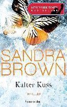 Boekomslag met een vlinder en de titel "Kalter Kuss" van Sandra Brown.