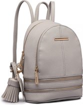 Miss Lulu Dames Rugzak - Handtas - Fashion Rugtas - Grijs (LT1705 GY)