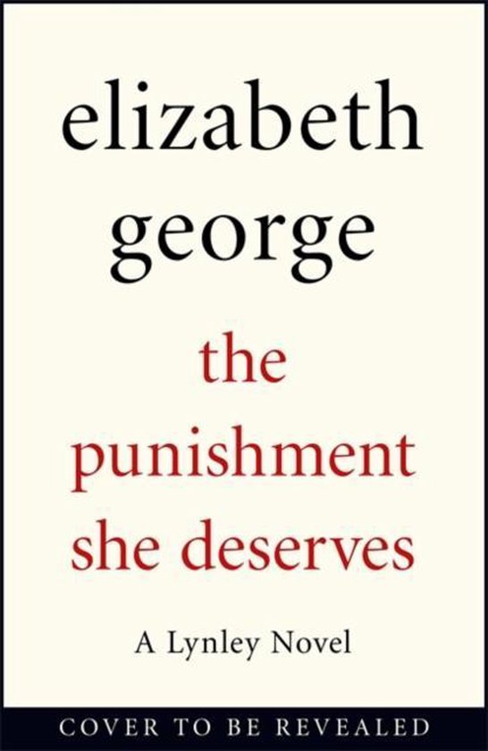 The Punishment She Deserves Elizabeth George 9781444786620 Boeken