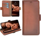 Bouletta leer Samsung Galaxy S10 Plus Hoesje BookCase - Burned Cognac