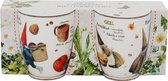 Rien Poortvliet Kabouter minimokken in giftbox nr2 en nr3 - 20 cl - 2 stuks