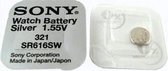 Sony 321, SR616SW, SR65, V321 knoopcel horlogebatterij