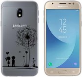 TPU case Love print voor Samsung Galaxy J3 2017 -Achterkant / backcover