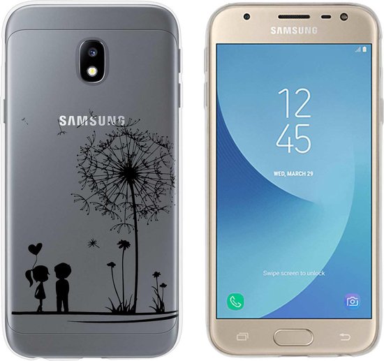 Bol Com Tpu Case Love Print Voor Samsung Galaxy J3 17 Achterkant Backcover