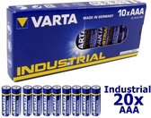 20 Stuks - LR03 AAA 4003 Varta Industrial alkaline